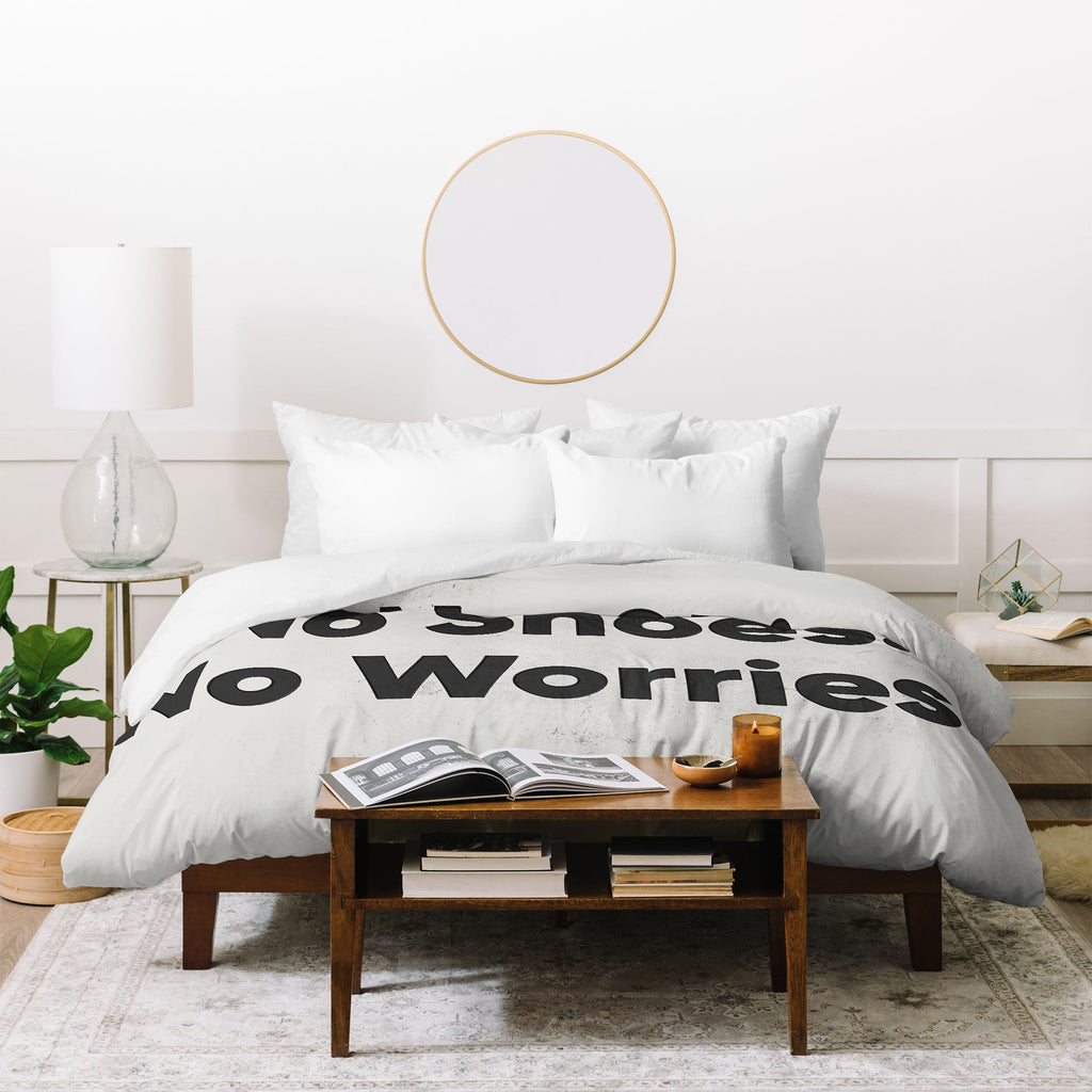 DENY Designs no shirt no shoes no worries Duvet Cover