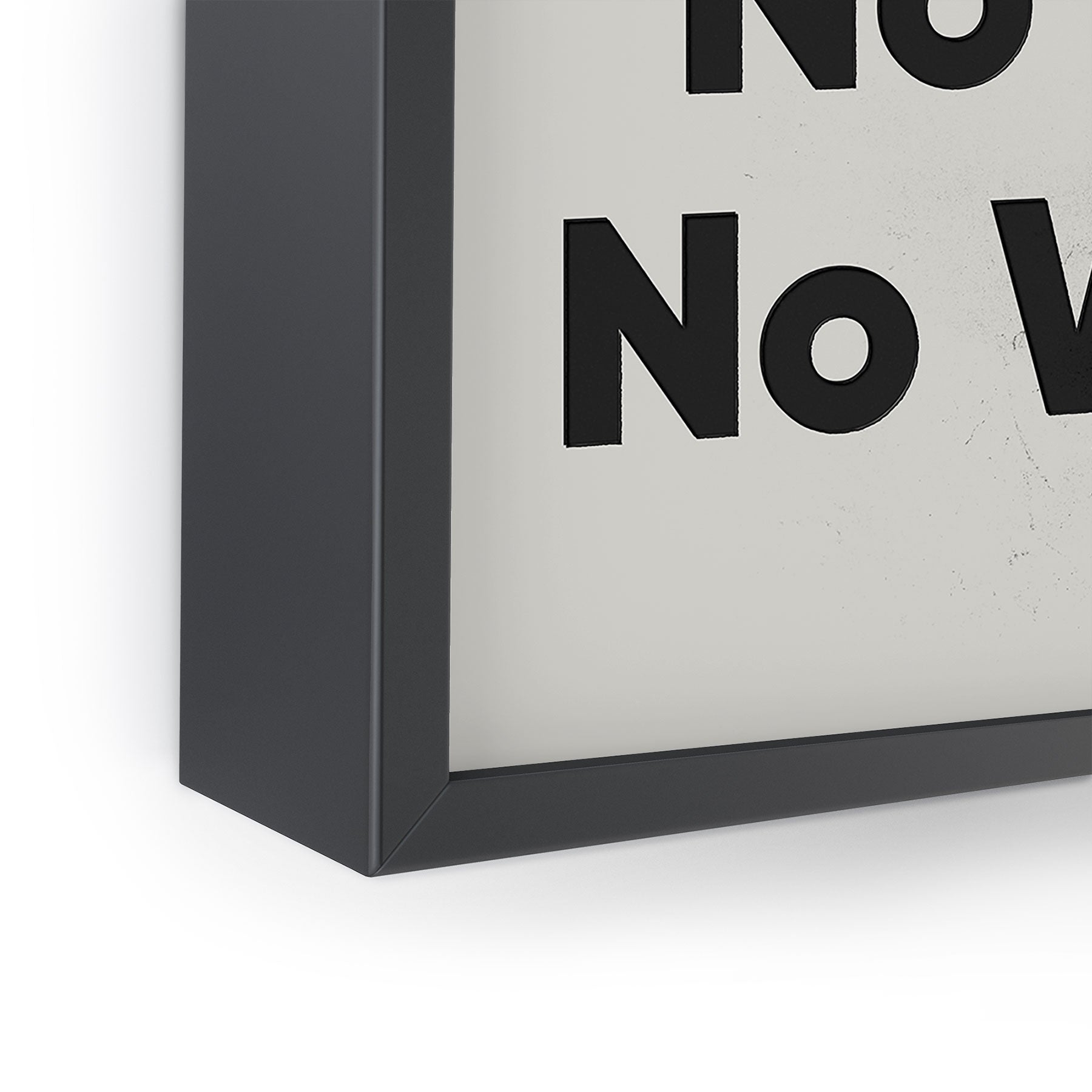 DENY Designs no shirt no shoes no worries Framed Mini Art Print