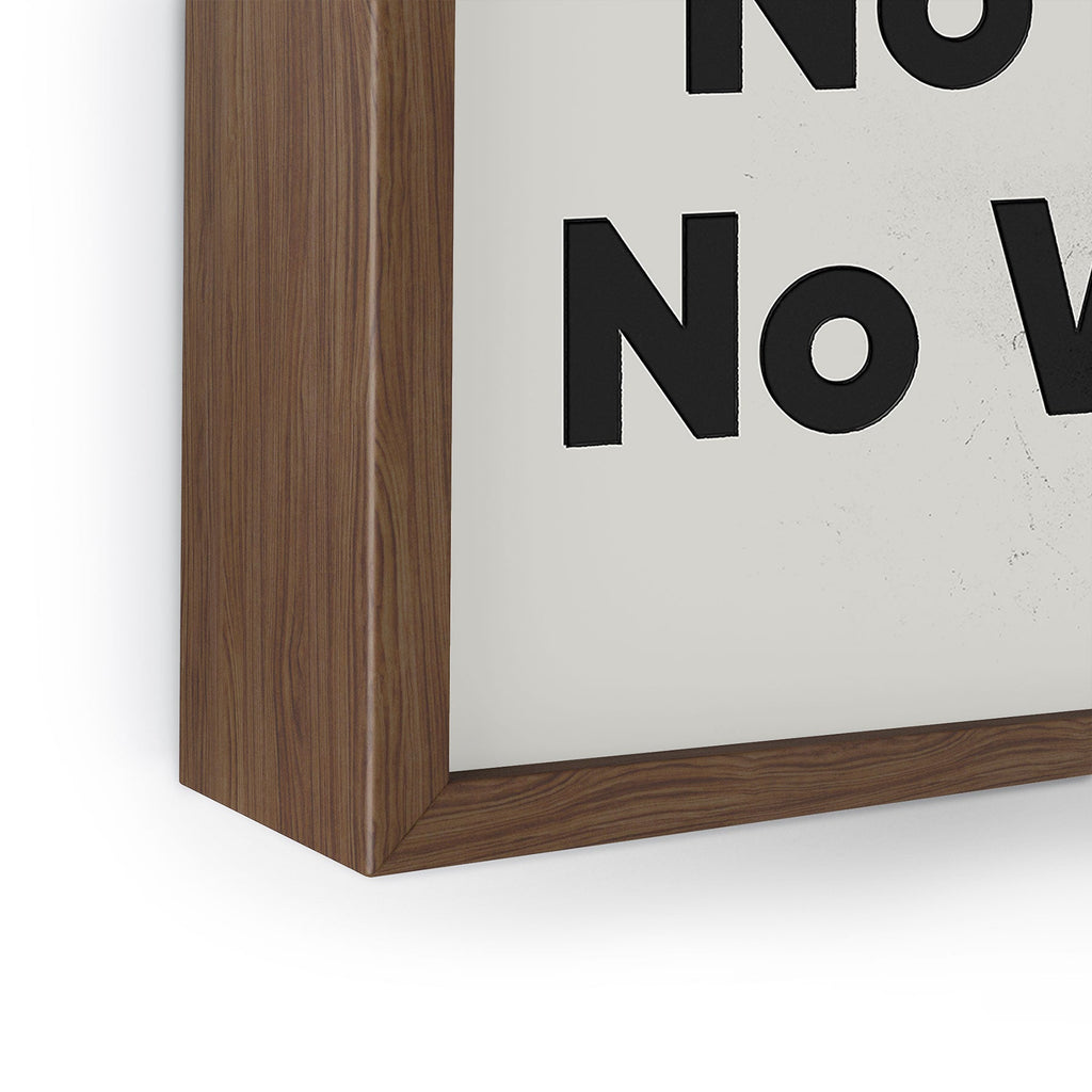 DENY Designs no shirt no shoes no worries Framed Mini Art Print