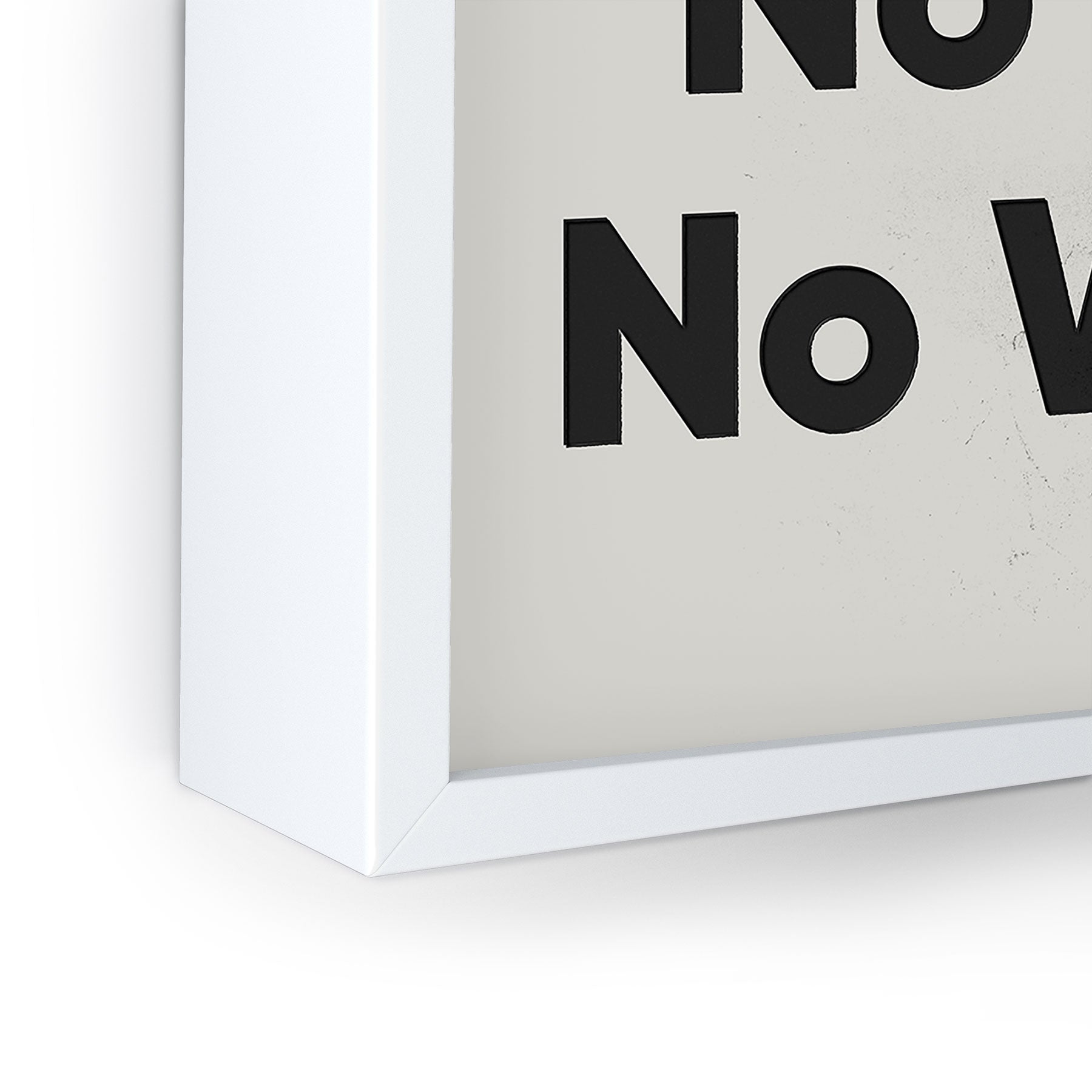 DENY Designs no shirt no shoes no worries Framed Mini Art Print