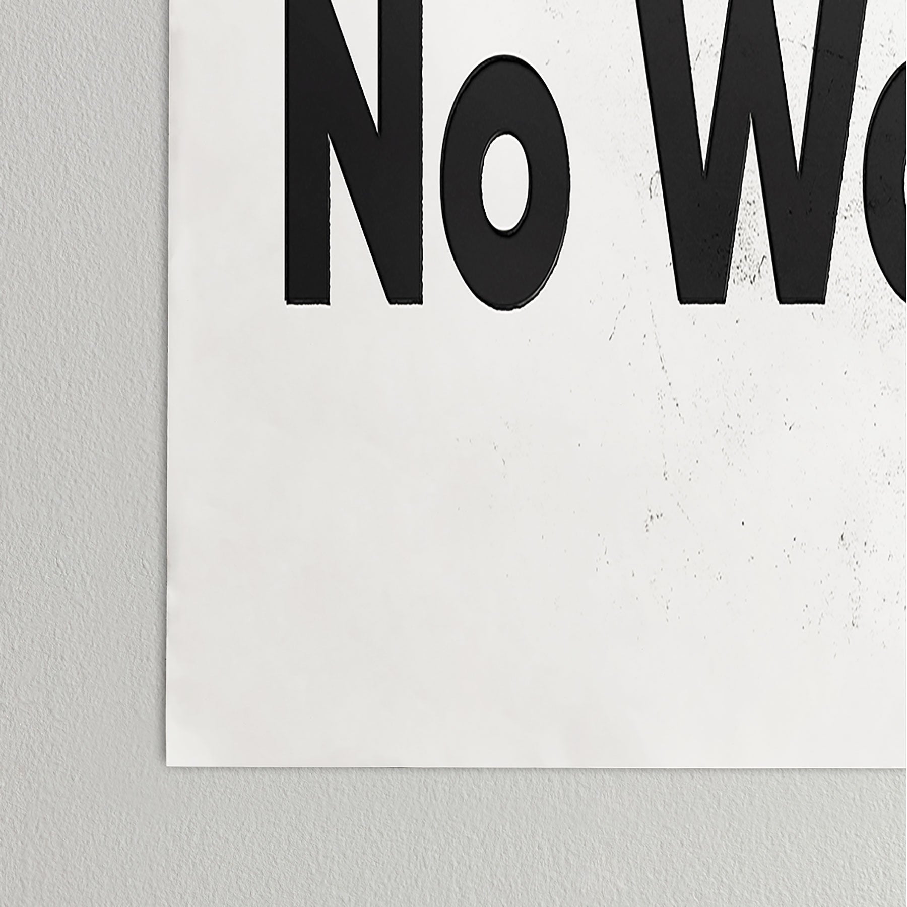 DENY Designs no shirt no shoes no worries Poster
