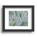 DENY Designs pb palm beach floral Recessed Framing Rectangle