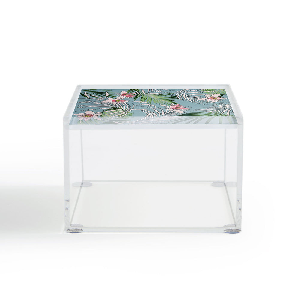 DENY Designs pb palm beach floral Acrylic Box