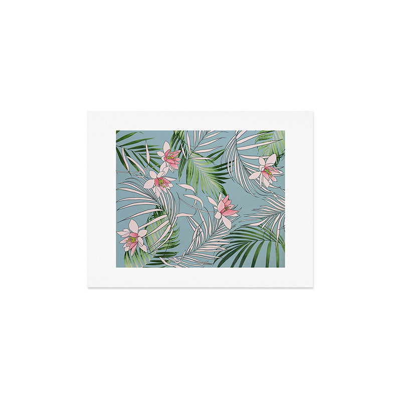 DENY Designs pb palm beach floral Art Print