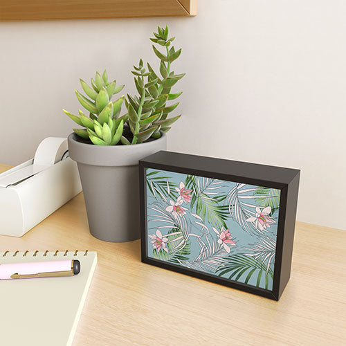 DENY Designs pb palm beach floral Framed Mini Art Print