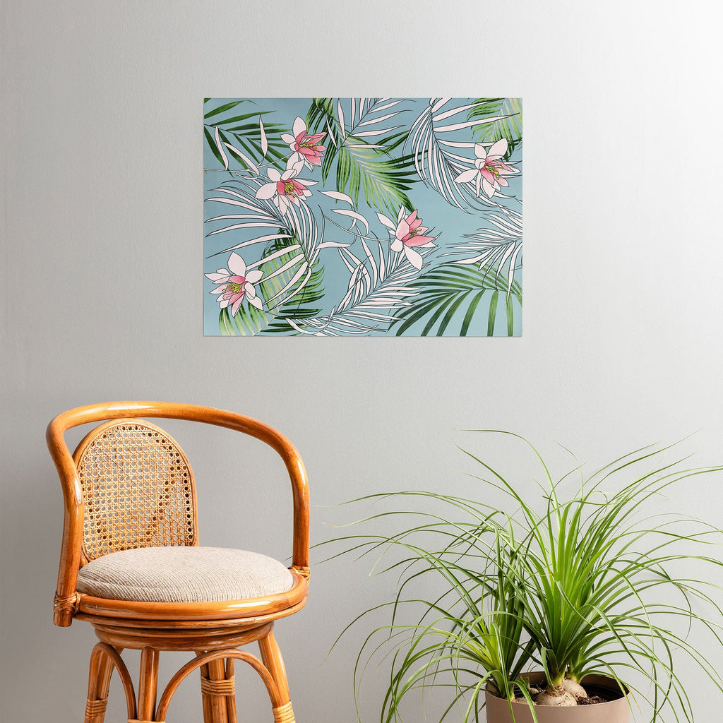 DENY Designs pb palm beach floral Poster