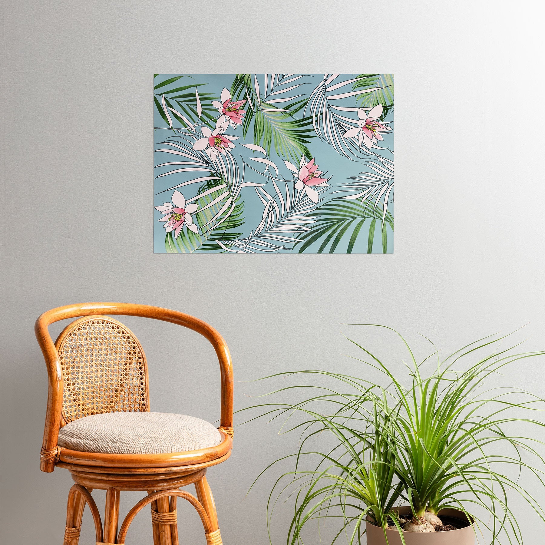 DENY Designs pb palm beach floral Poster