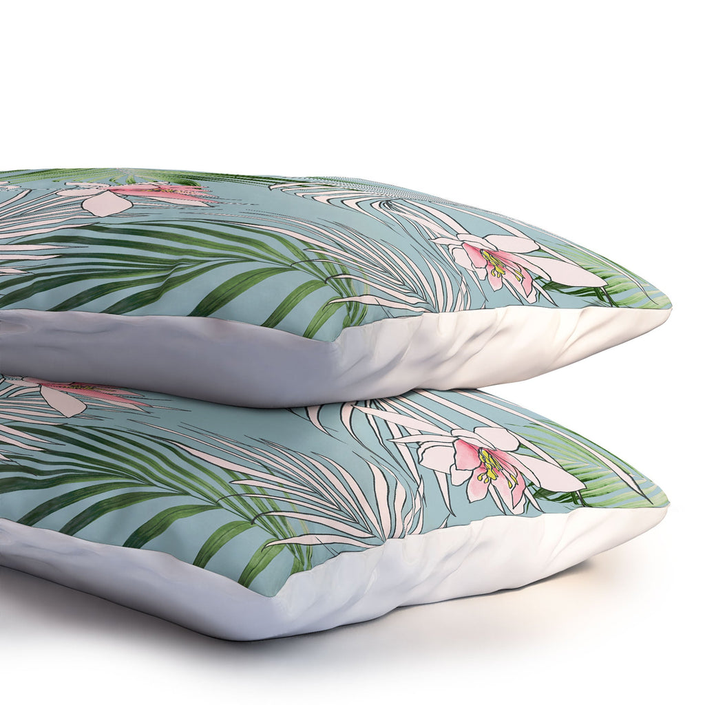 DENY Designs pb palm beach floral Pillow Shams