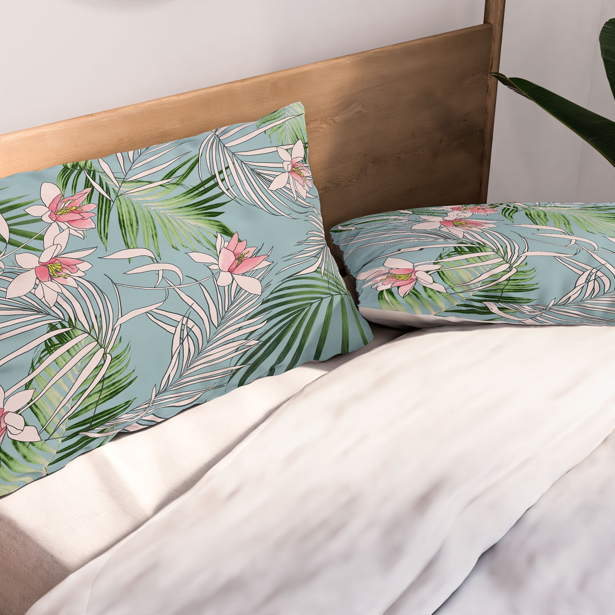 DENY Designs pb palm beach floral Pillow Shams