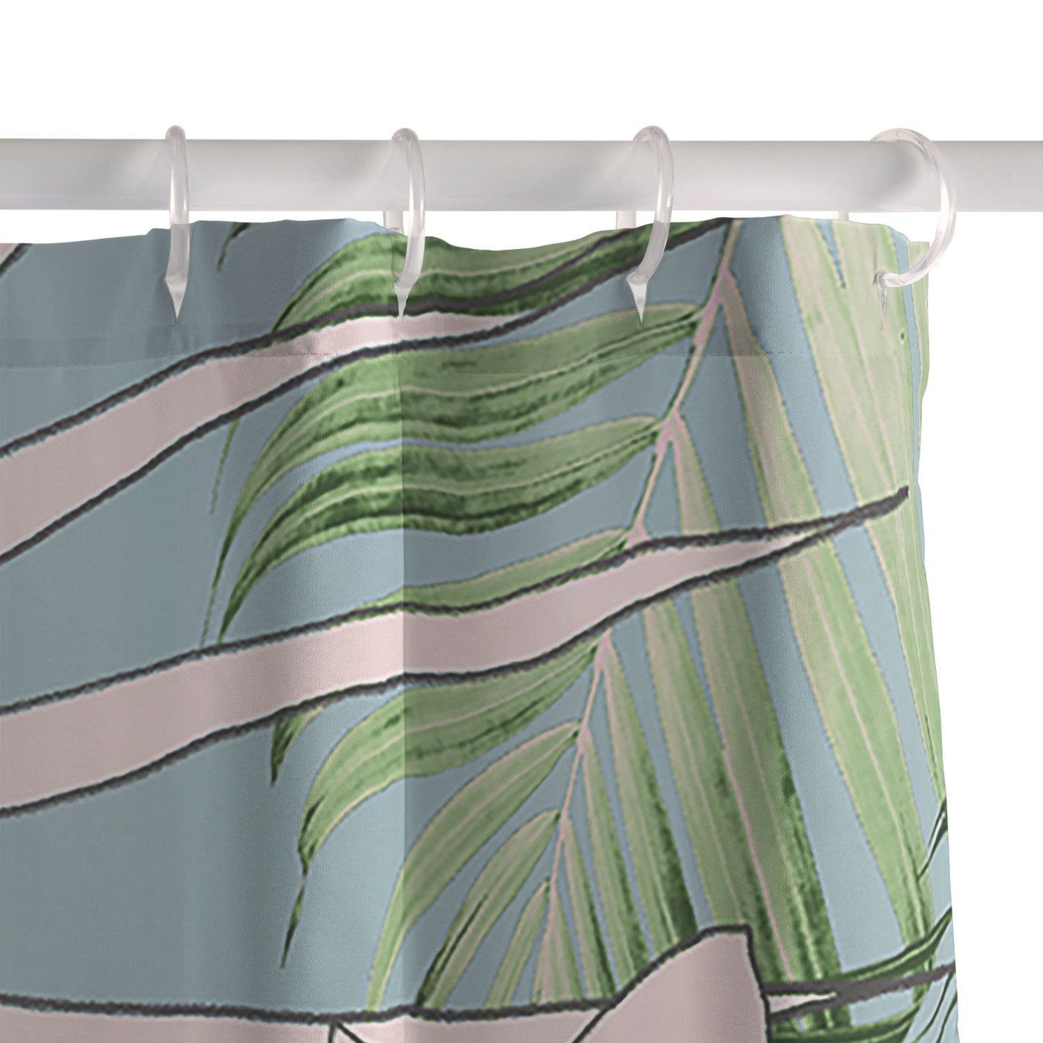 DENY Designs pb palm beach floral Shower Curtain