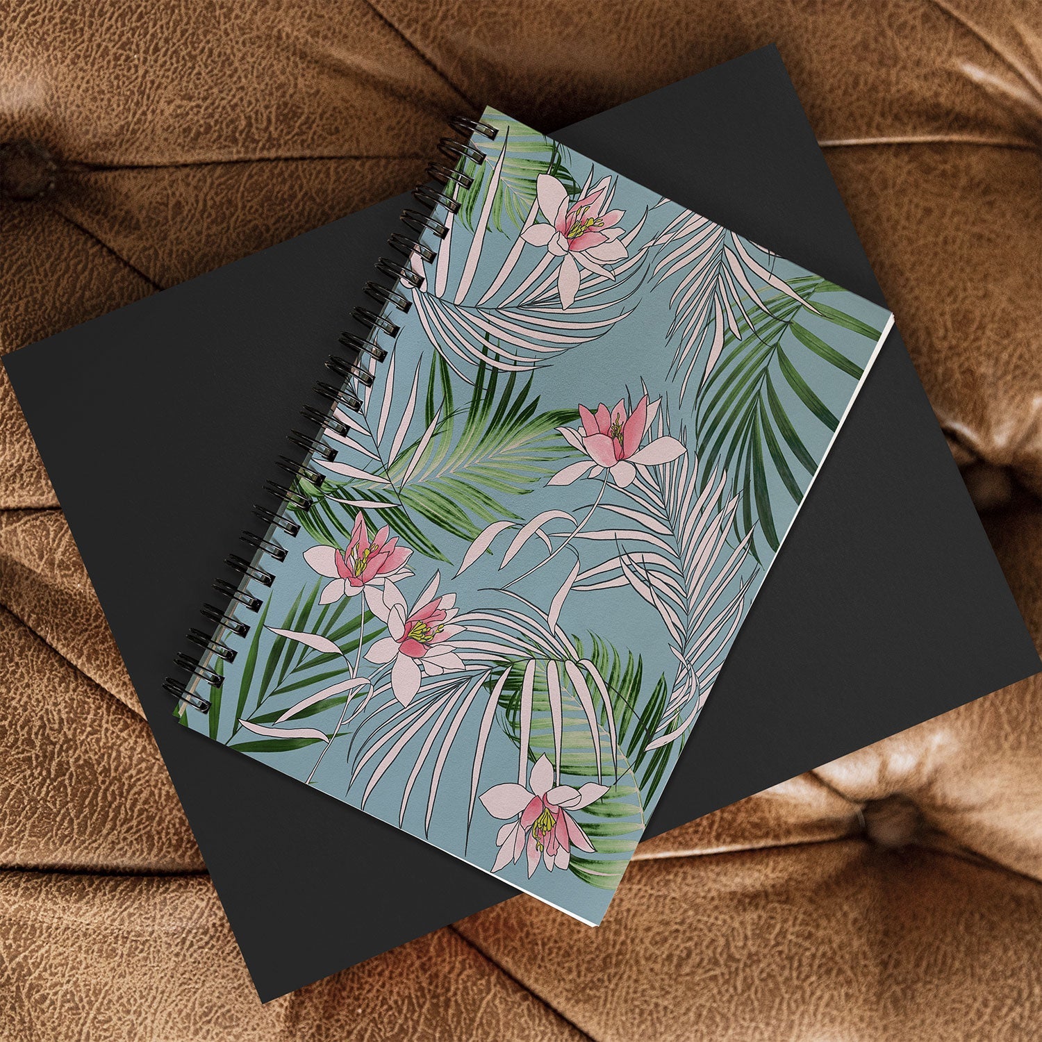 DENY Designs pb palm beach floral Spiral Notebook