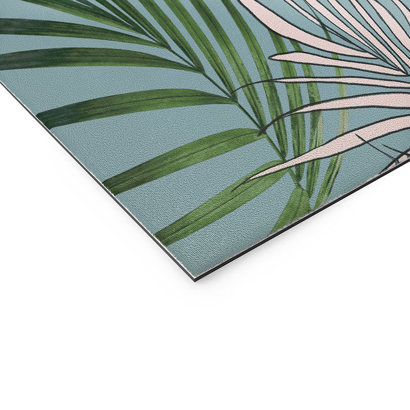 DENY Designs pb palm beach floral Welcome Mat