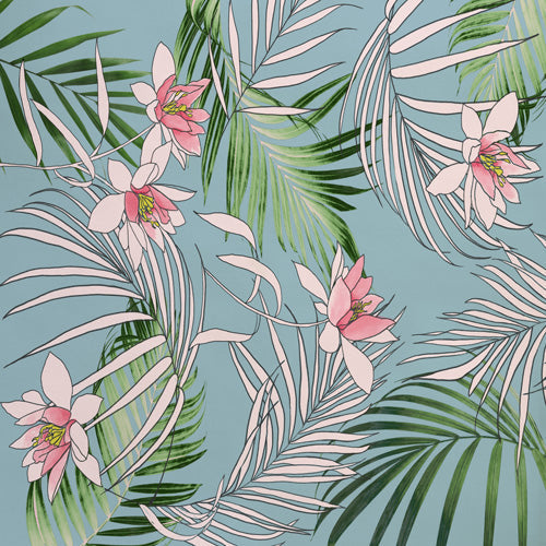 DENY Designs pb palm beach floral Shower Curtain