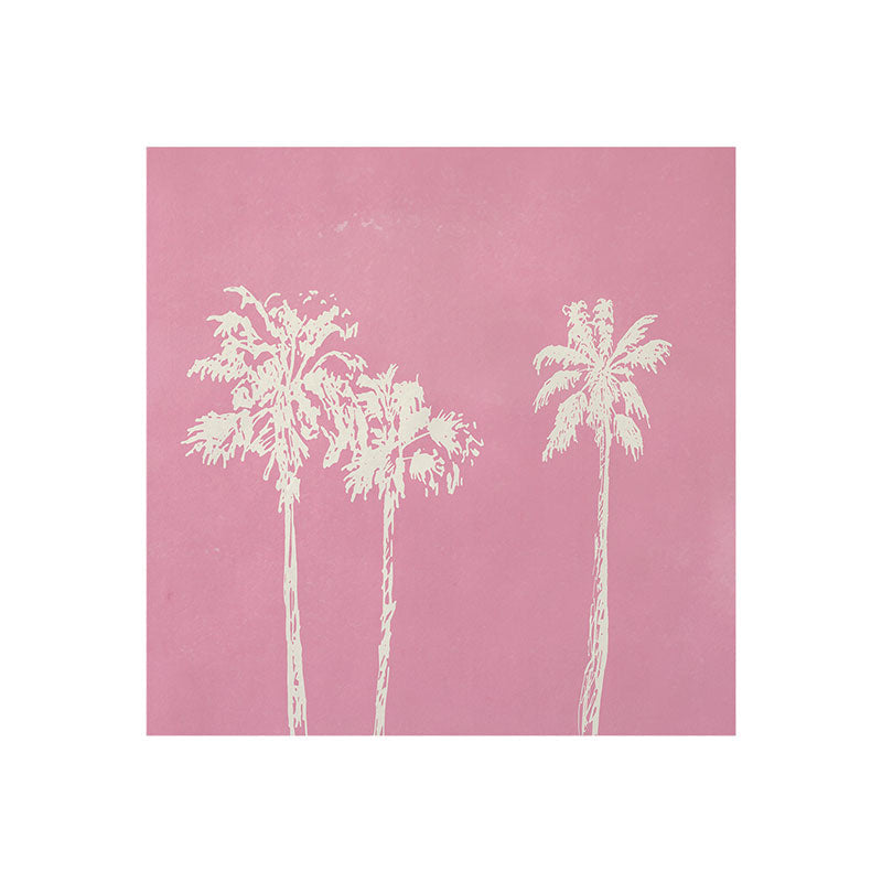 DENY Designs pb pink palm trees Art Print