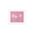 DENY Designs pb pink palm trees Art Print