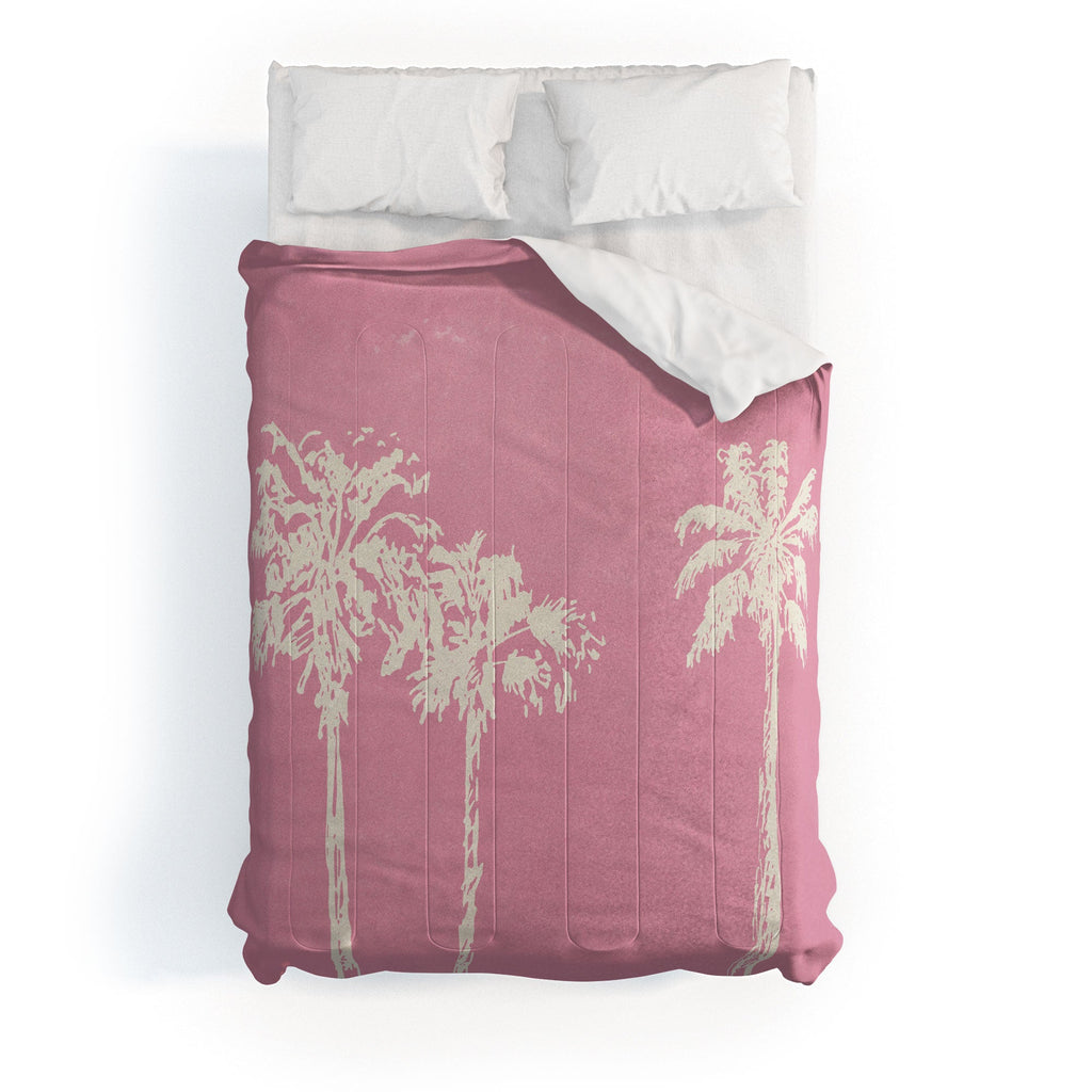 DENY Designs pb pink palm trees Comforter