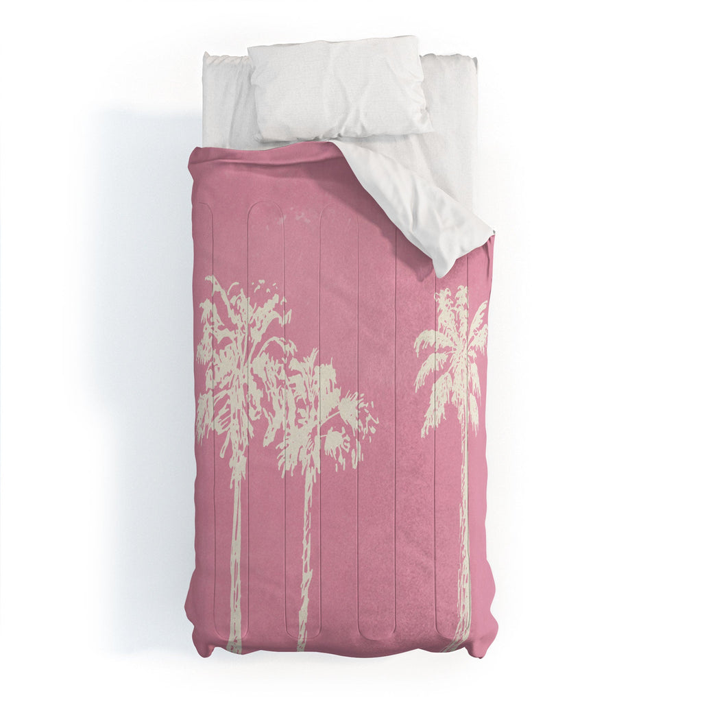 DENY Designs pb pink palm trees Comforter
