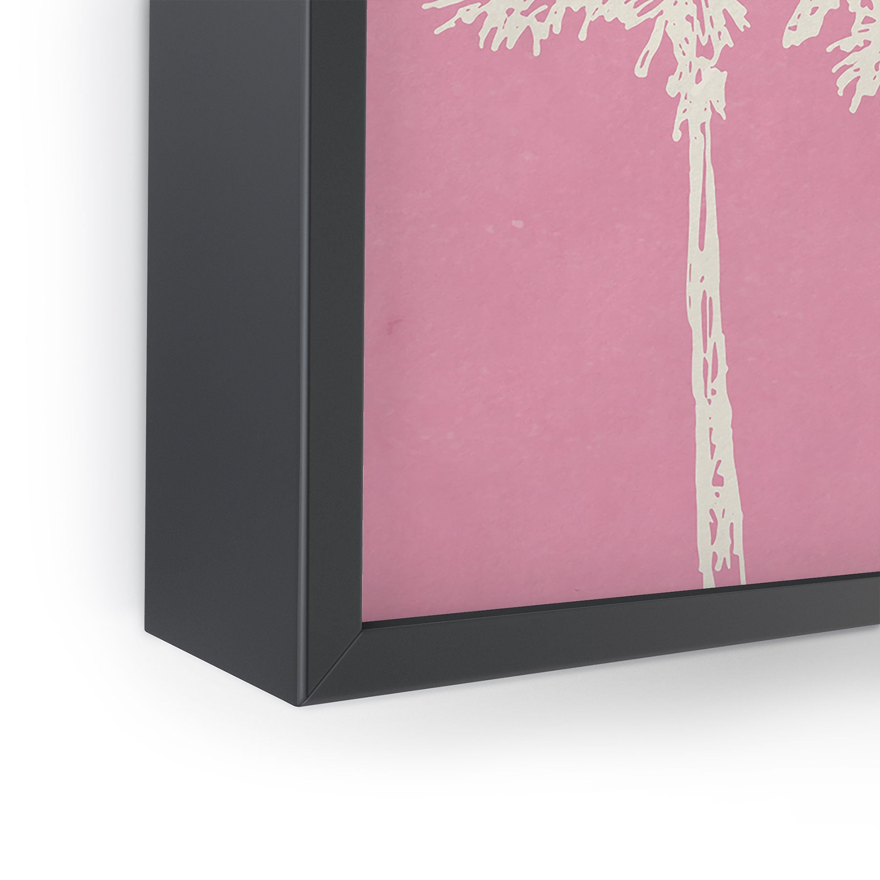 DENY Designs pb pink palm trees Framed Mini Art Print