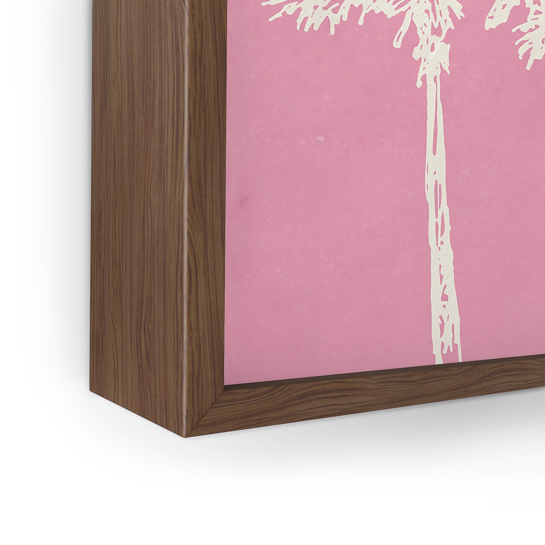 DENY Designs pb pink palm trees Framed Mini Art Print
