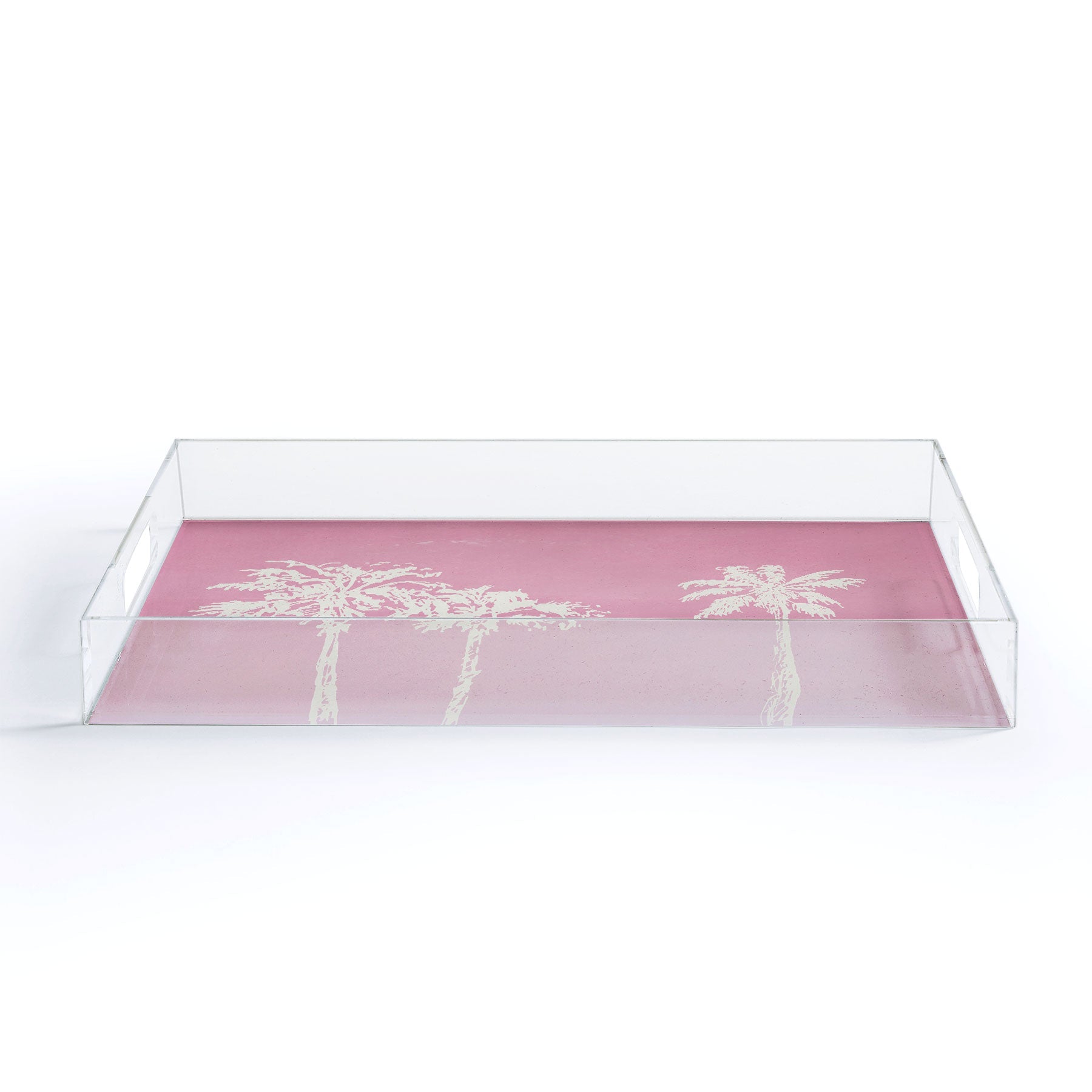 DENY Designs pb pink palm trees Acrylic Tray