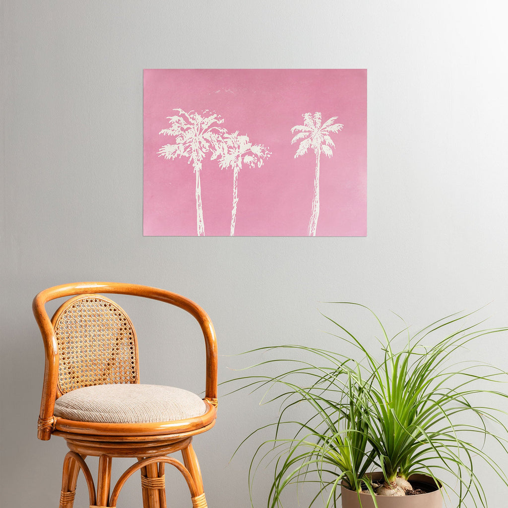 DENY Designs pb pink palm trees Poster