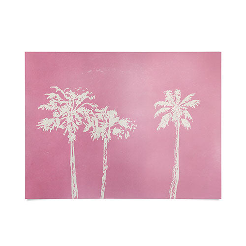 DENY Designs pb pink palm trees Poster