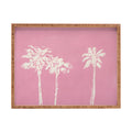 DENY Designs pb pink palm trees Rectangular Tray