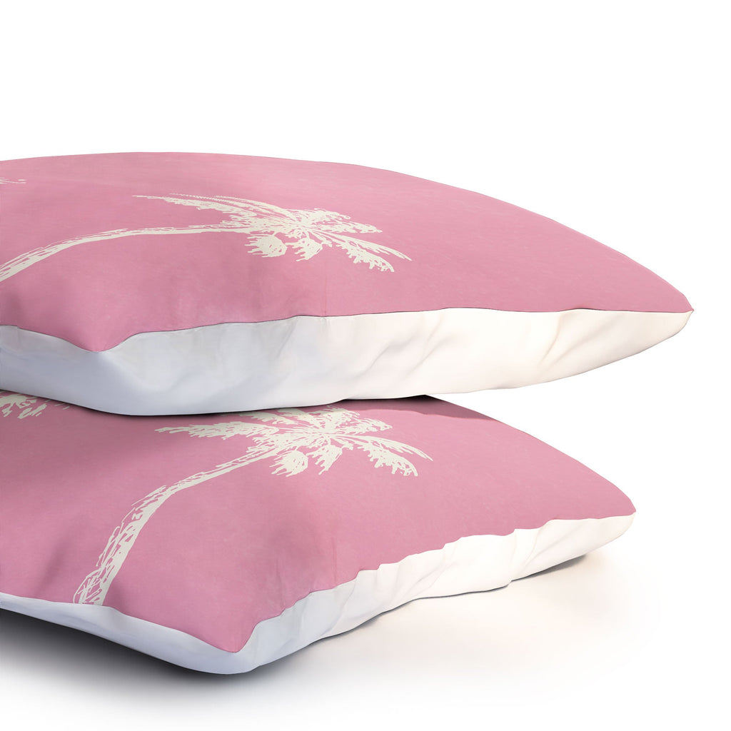DENY Designs pb pink palm trees Pillow Shams