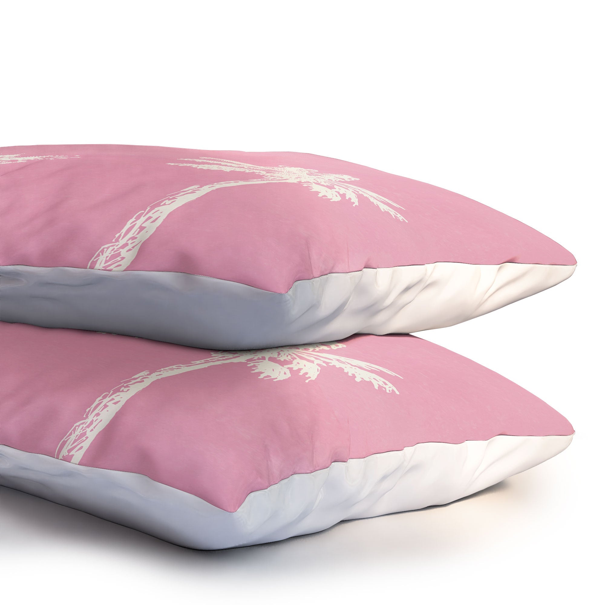 DENY Designs pb pink palm trees Pillow Shams