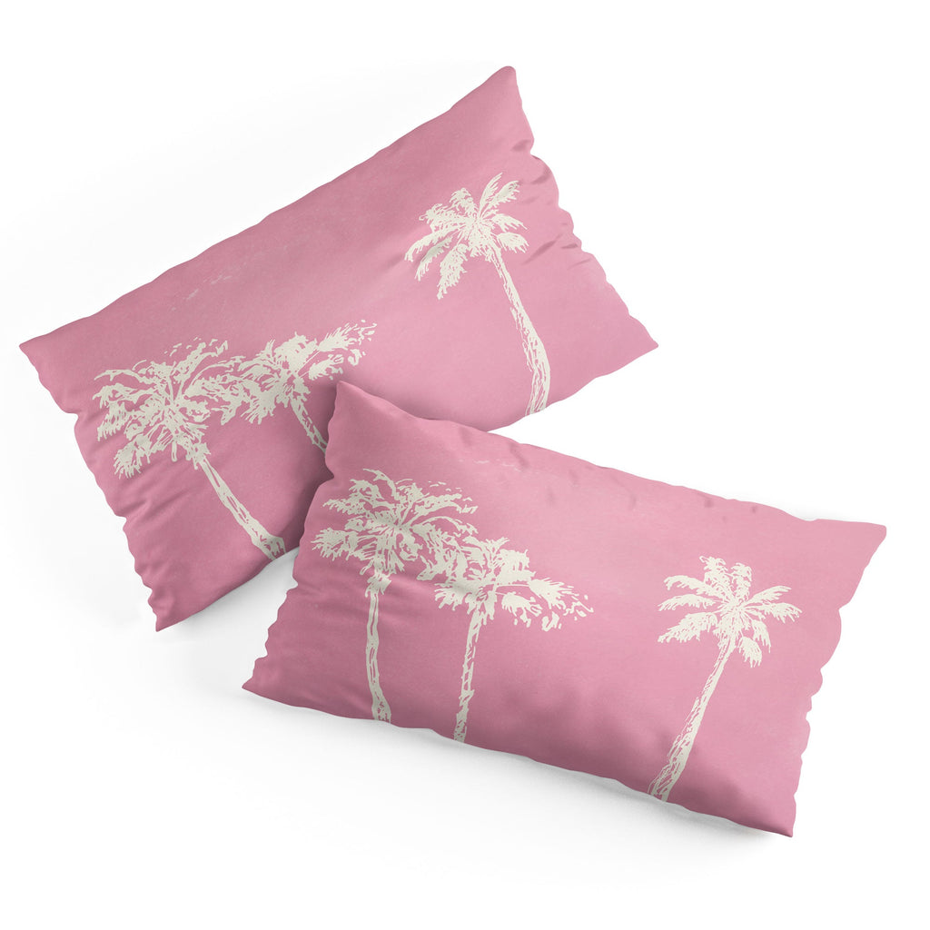 DENY Designs pb pink palm trees Pillow Shams