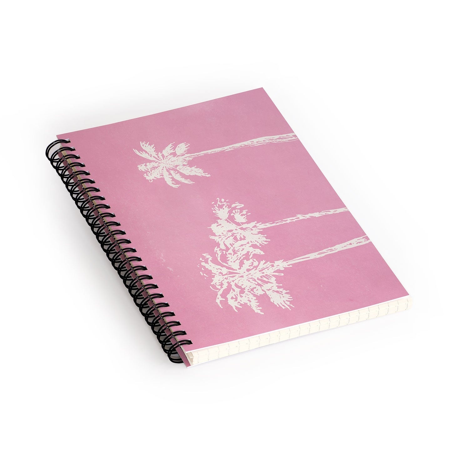 DENY Designs pb pink palm trees Spiral Notebook