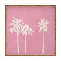 DENY Designs pb pink palm trees Square Tray