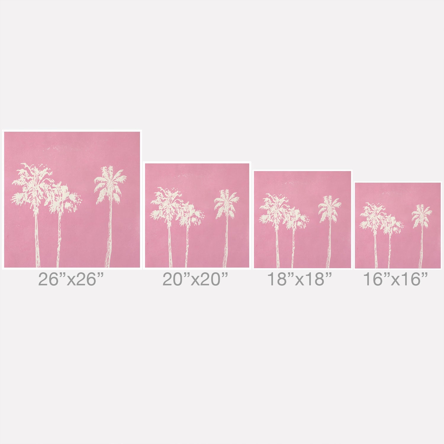 DENY Designs pb pink palm trees Throw Pillow
