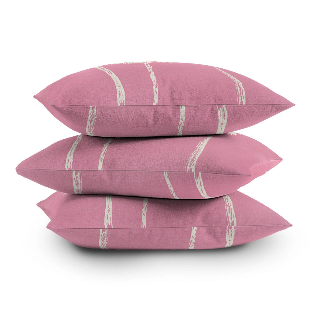 DENY Designs pb pink palm trees Outdoor Throw Pillow