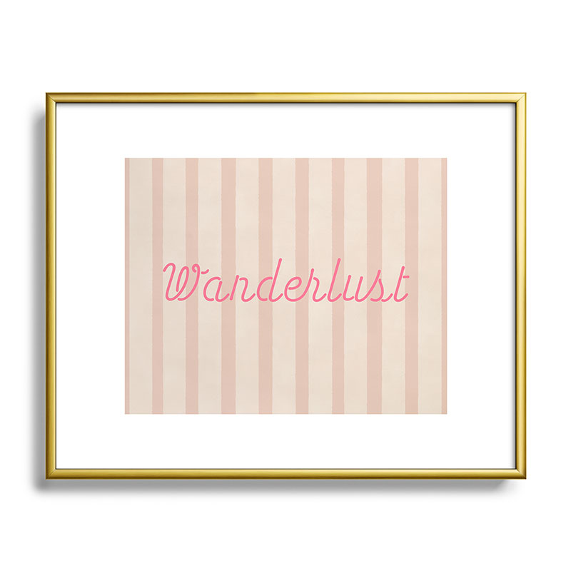 DENY Designs pb wanderlust Metal Framed Art Print