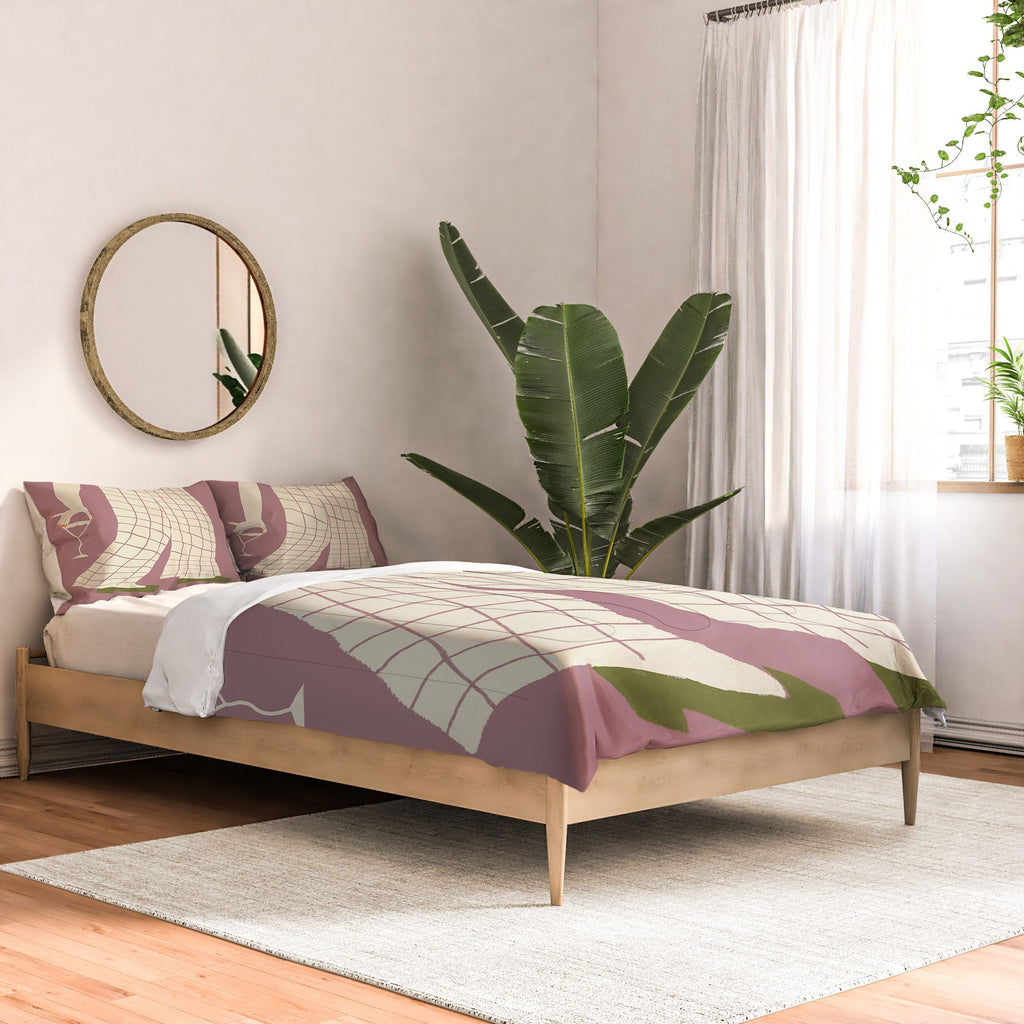 DENY Designs Pinkies Up Whimsy Comforter