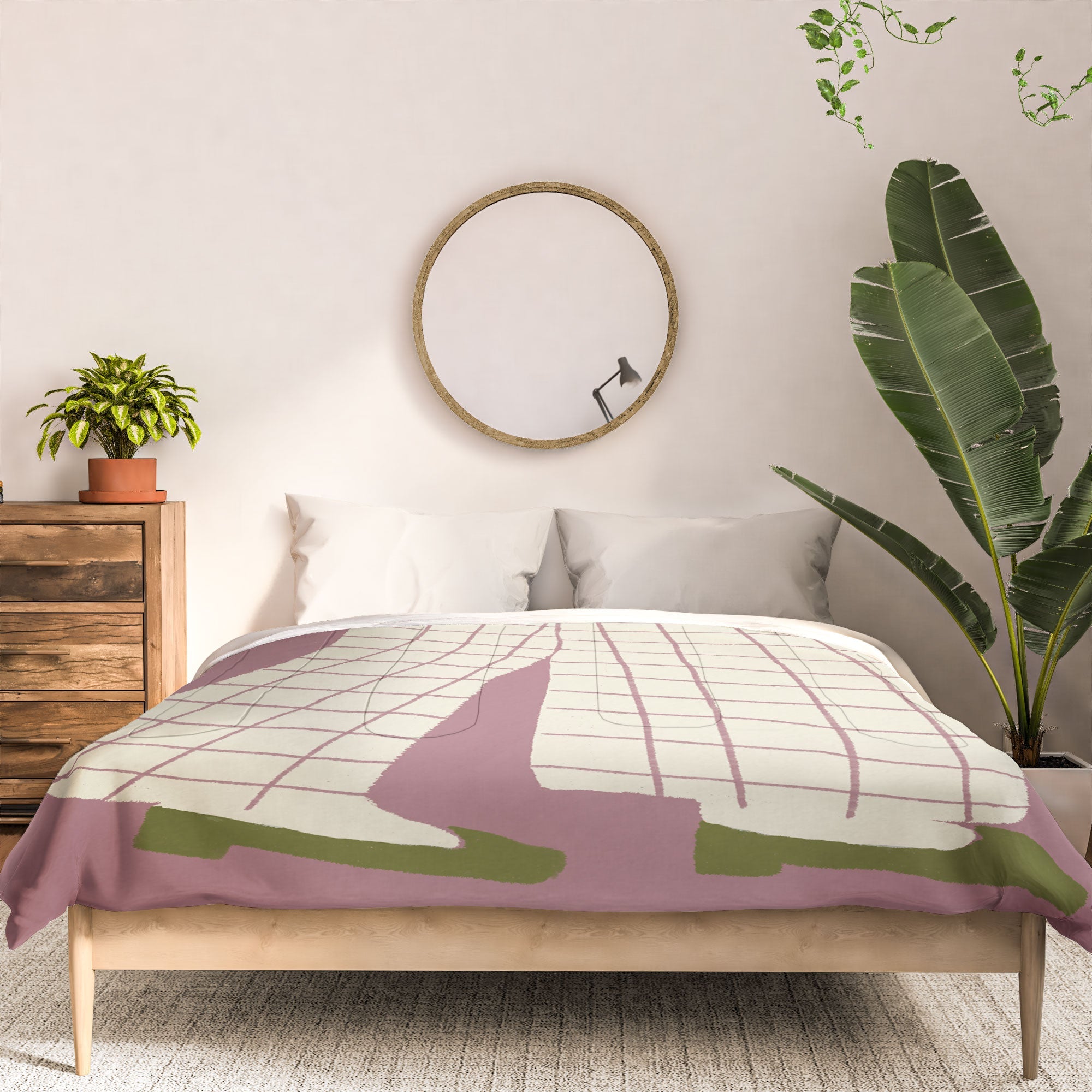 DENY Designs Pinkies Up Whimsy Comforter
