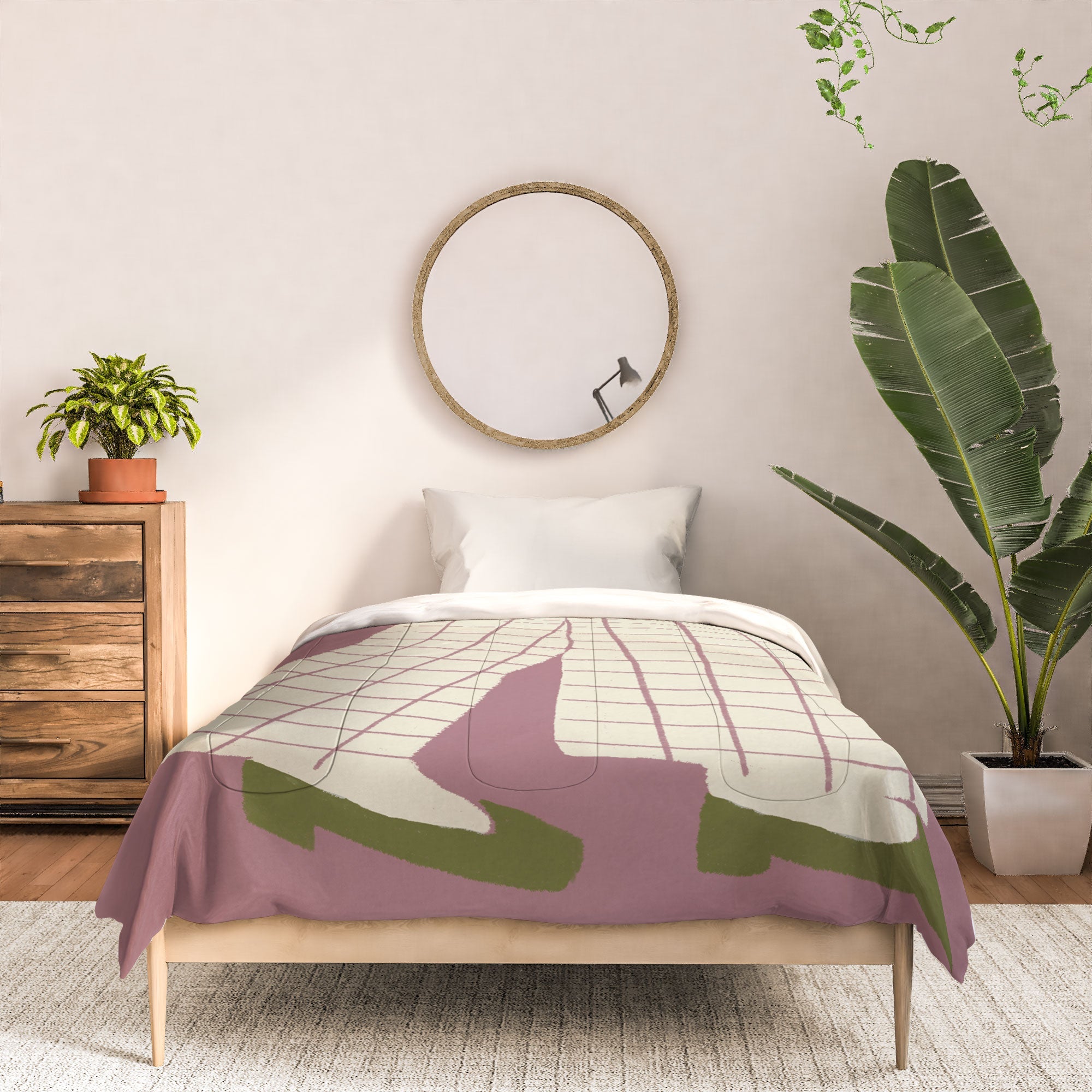 DENY Designs Pinkies Up Whimsy Comforter