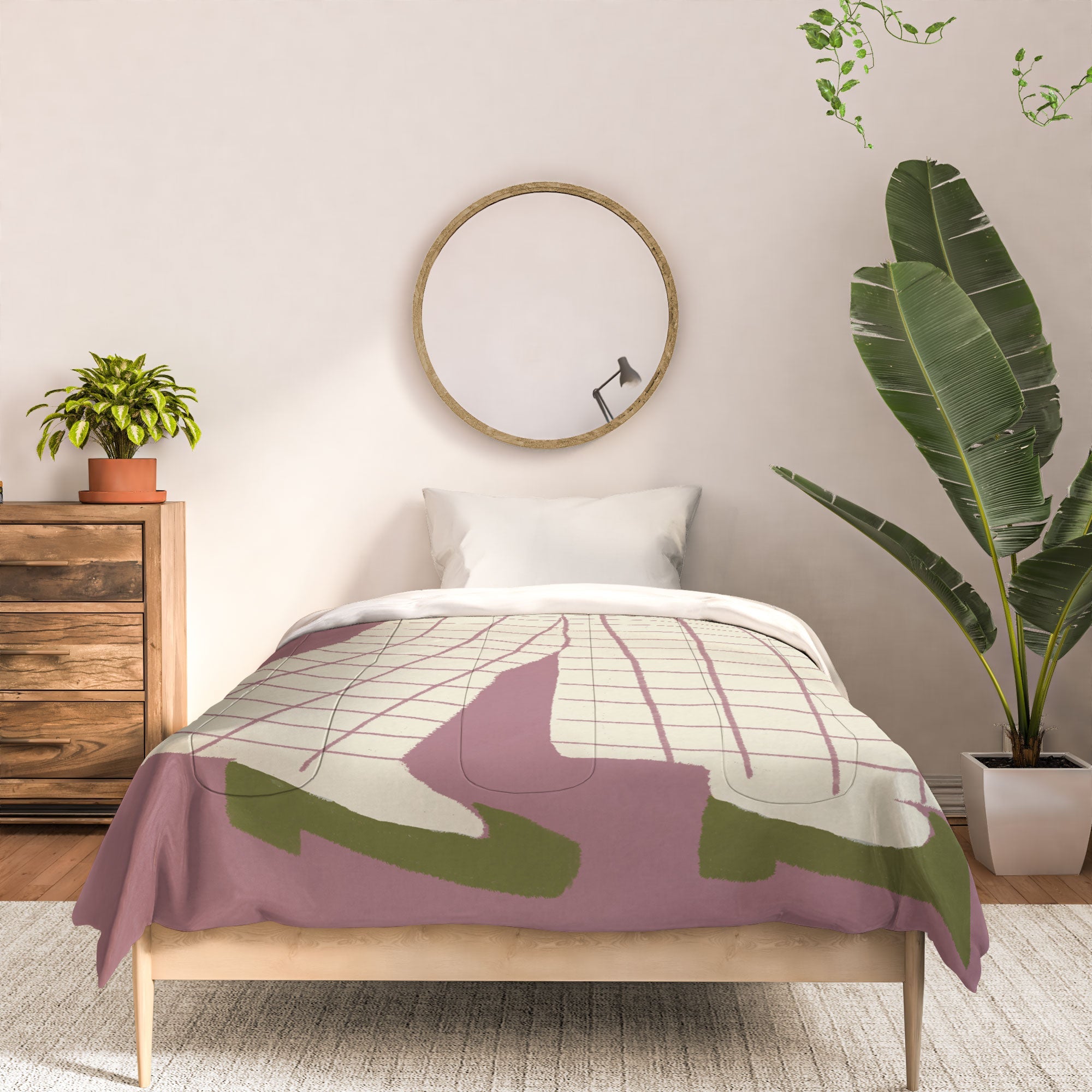 DENY Designs Pinkies Up Whimsy Comforter