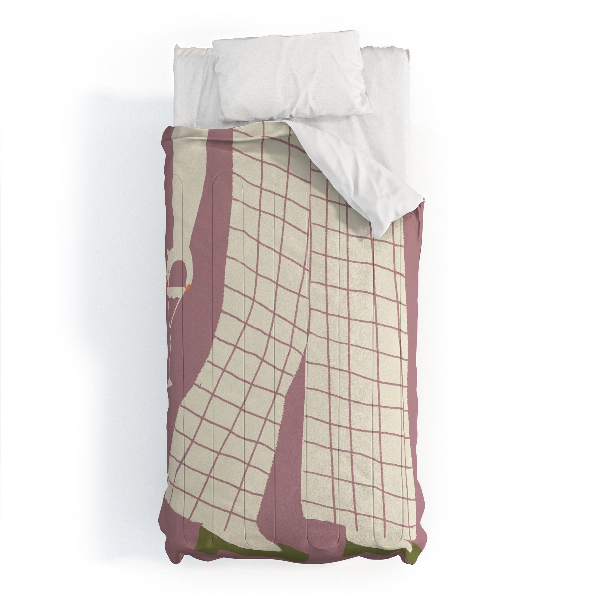 DENY Designs Pinkies Up Whimsy Comforter