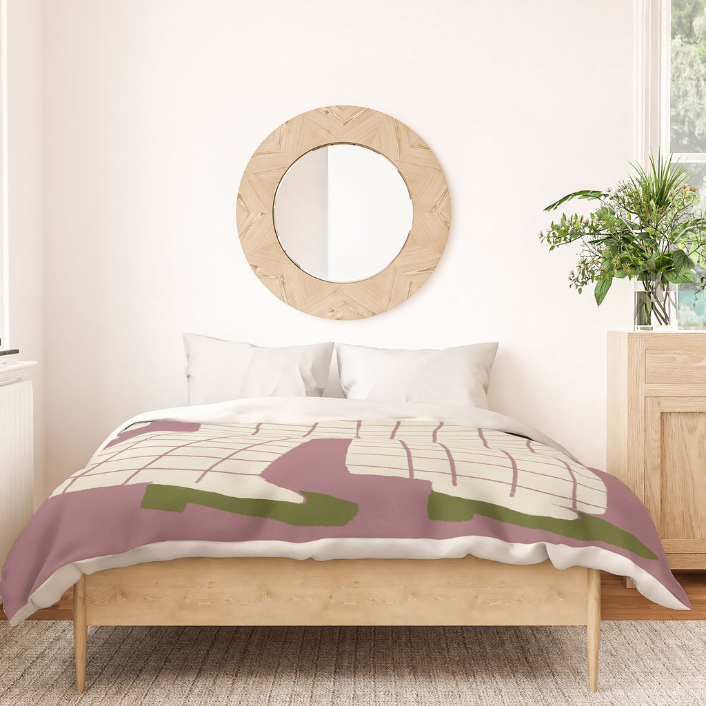 DENY Designs Pinkies Up Whimsy Duvet Cover