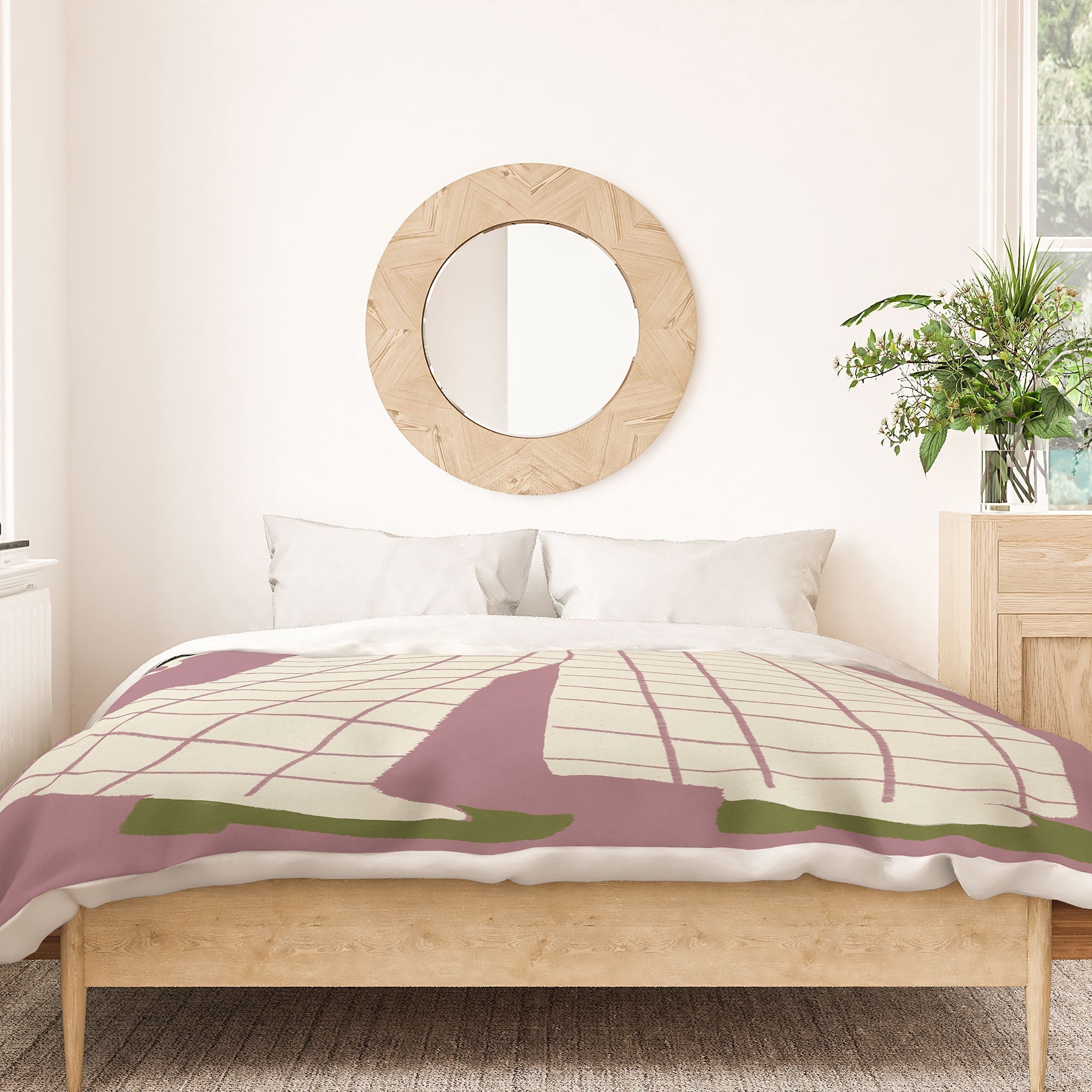 DENY Designs Pinkies Up Whimsy Duvet Cover
