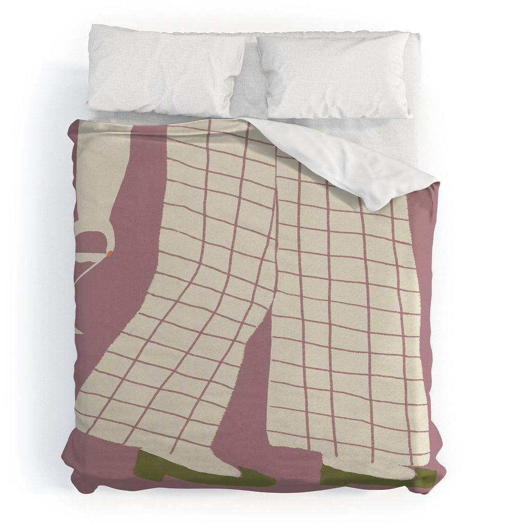 DENY Designs Pinkies Up Whimsy Duvet Cover