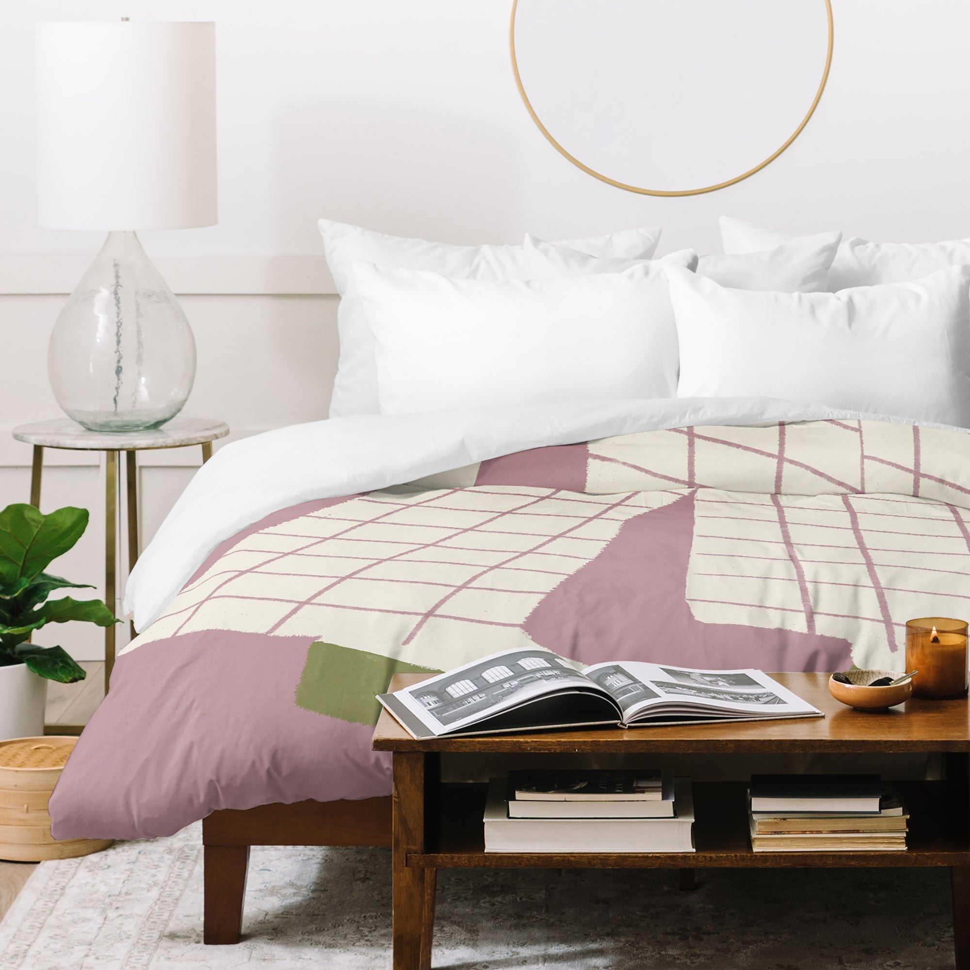 DENY Designs Pinkies Up Whimsy Duvet Cover