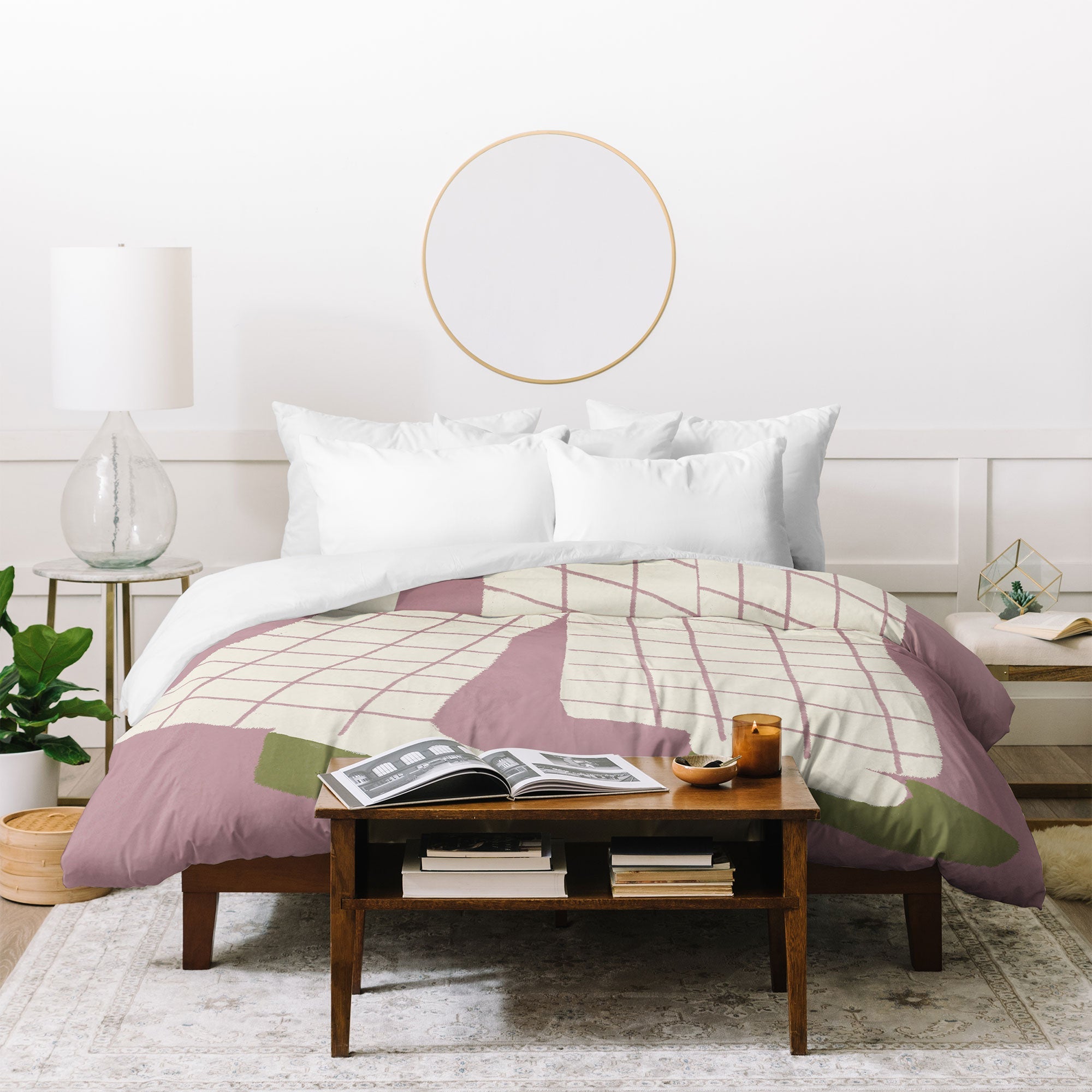 DENY Designs Pinkies Up Whimsy Duvet Cover
