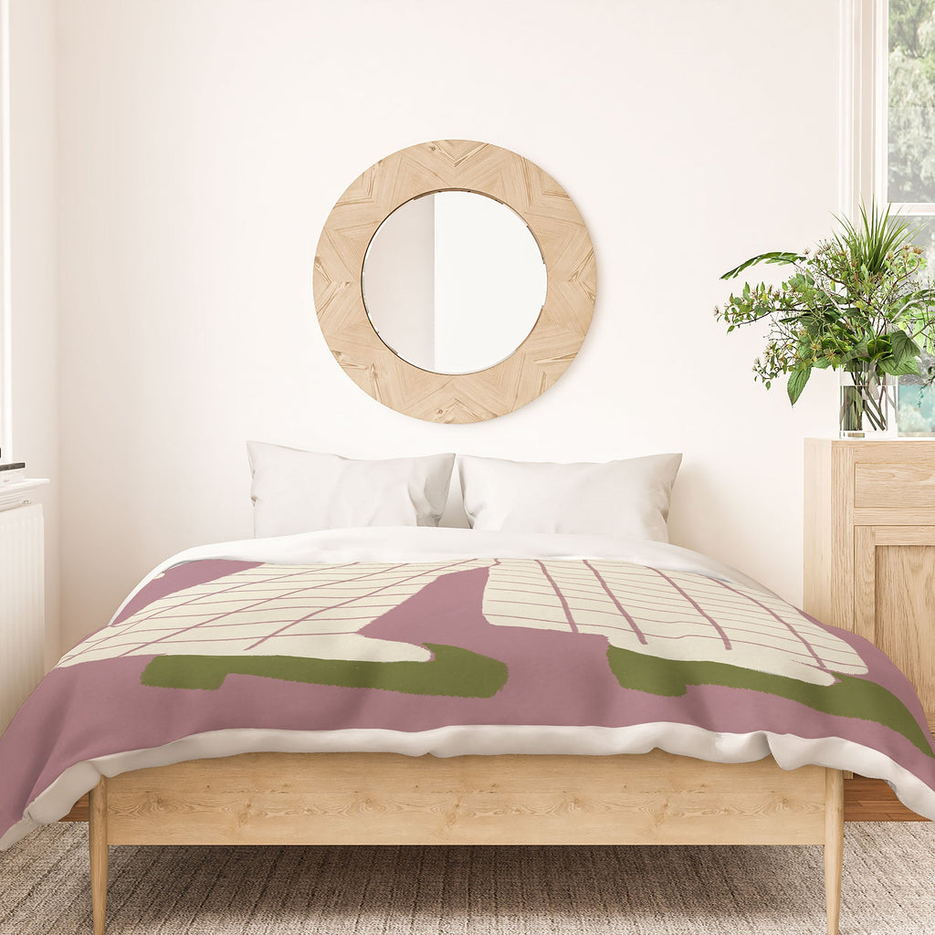 DENY Designs Pinkies Up Whimsy Duvet Cover