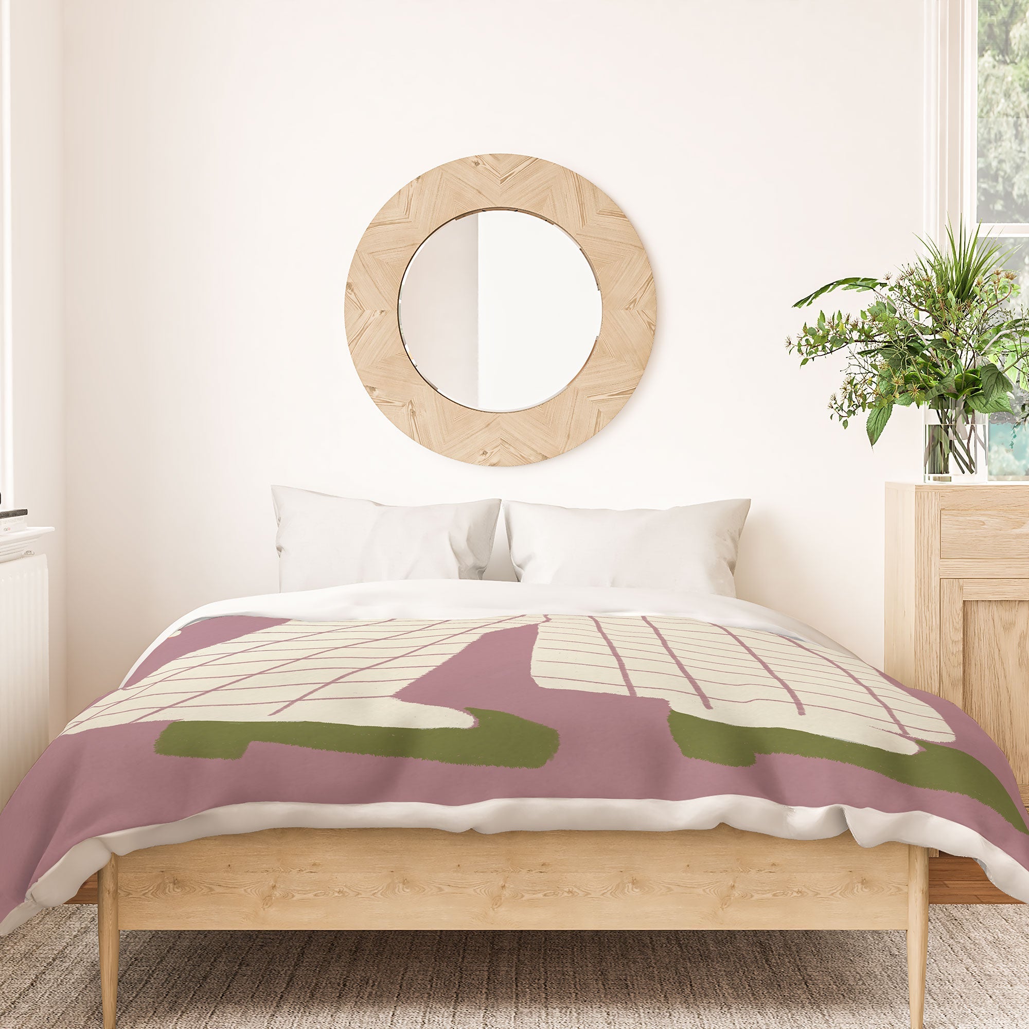 DENY Designs Pinkies Up Whimsy Duvet Cover