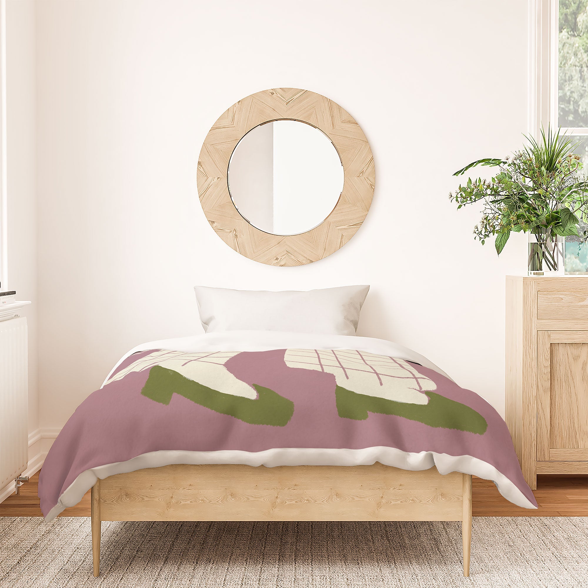 DENY Designs Pinkies Up Whimsy Duvet Cover