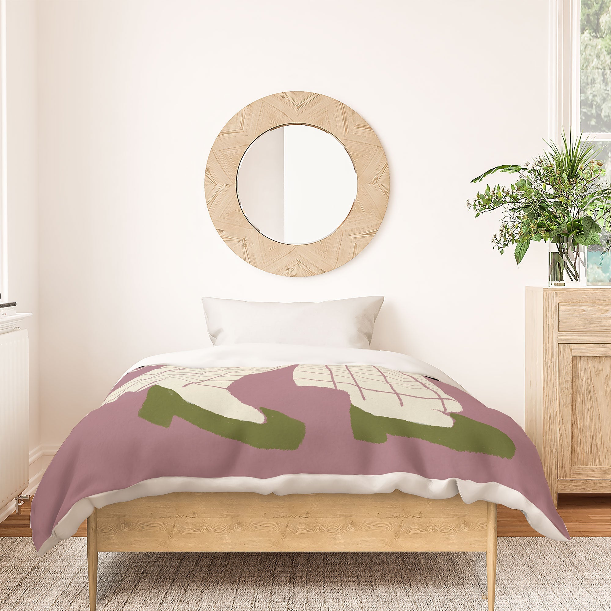 DENY Designs Pinkies Up Whimsy Duvet Cover