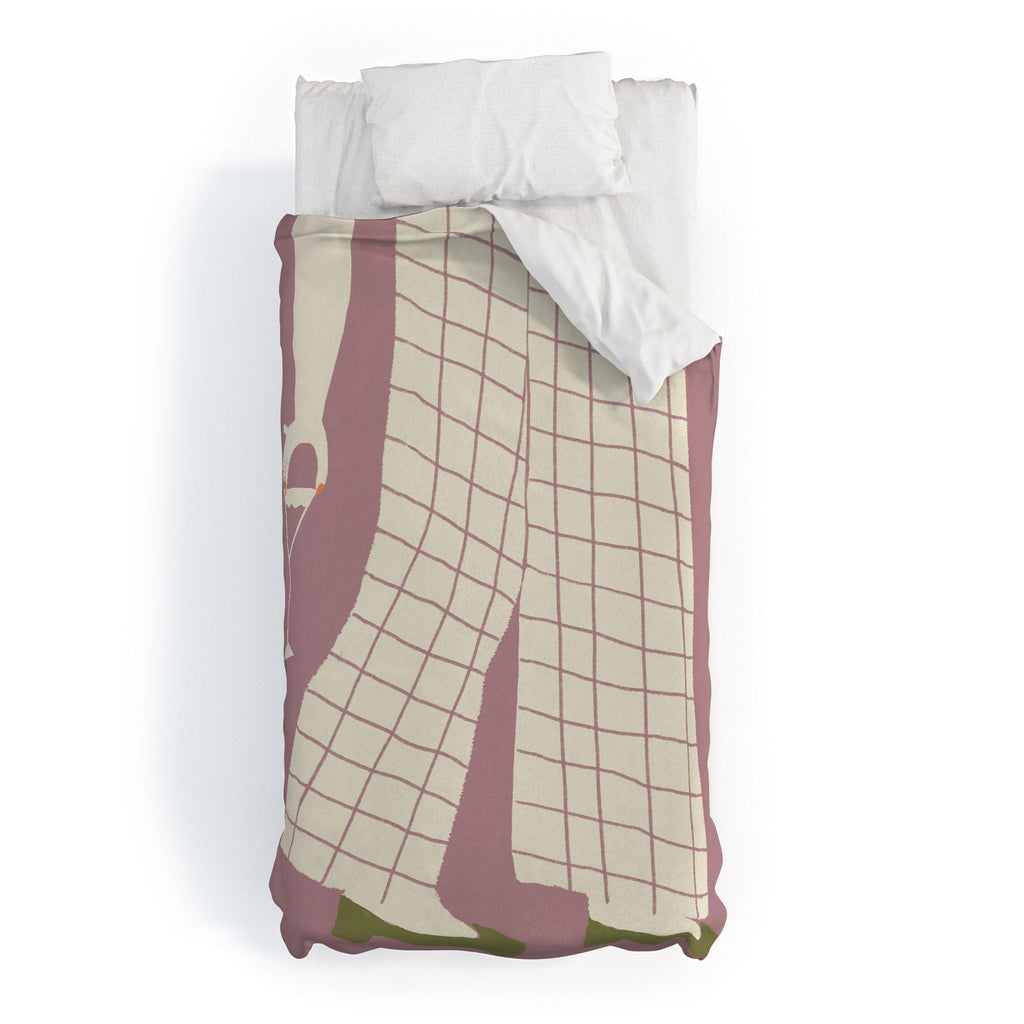 DENY Designs Pinkies Up Whimsy Duvet Cover